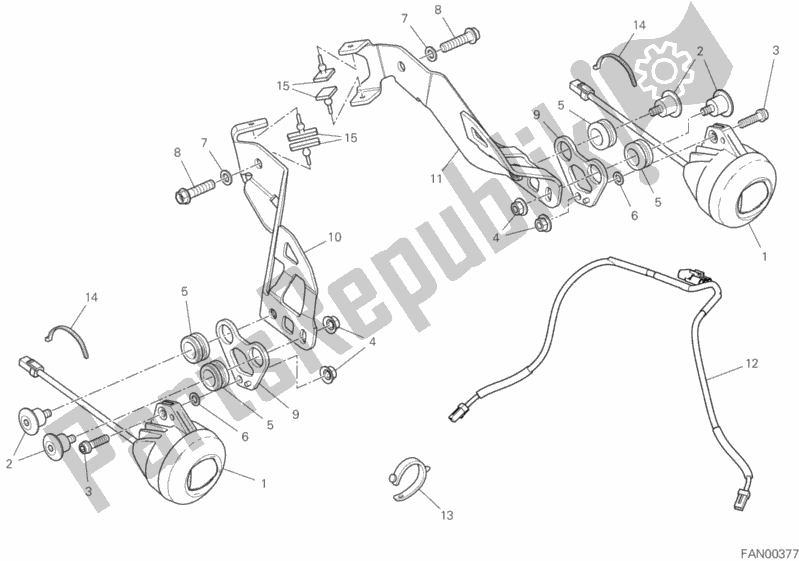 Todas las partes para Accesorios de Ducati Multistrada 1260 S Grand Tour 2020